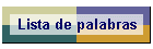 Lista de palabras